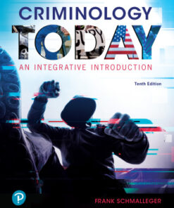 Criminology Today: An Integrative Introduction 10th Edition - Original PDF