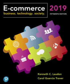 E-Commerce 2019: Business, Technology, and Society 15th Edition - Original PDF