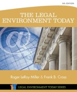 The Legal Environment Today 8th Edition - Original PDF