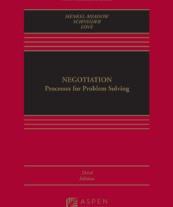 Negotiation: Processes for Problem Solving 3rd Edition - Original PDF