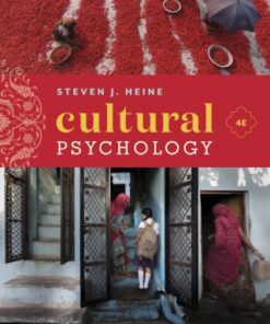 Cultural Psychology 4th Edition - Original PDF