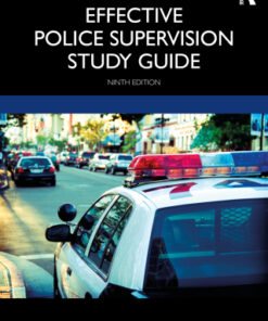 Effective Police Supervision Study Guide 9th Edition - Original PDF