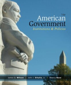 American Government: Institutions and Policies 14th Edition - Original PDF