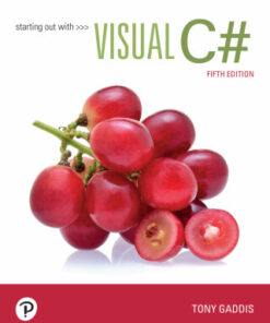 Starting out with Visual C# 5th Edition - Original PDF