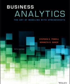 Business Analytics: The Art of Modeling With Spreadsheets 5th Edition - Original PDF