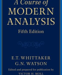 (Instant Download) A Course of Modern Analysis 5th Edition - Original PDF