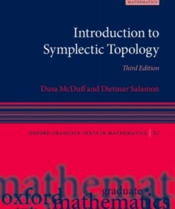 (Instant Download) Introduction to Symplectic Topology 3rd Edition - Original PDF