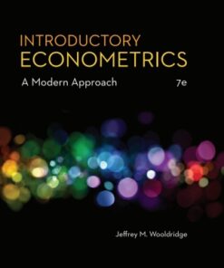 Introductory Econometrics: A Modern Approach 7th Edition - Original PDF