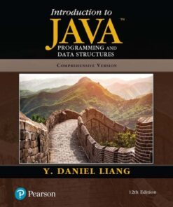 Introduction to Java Programming and Data Structures, Comprehensive Version 12th Edition - Original PDF