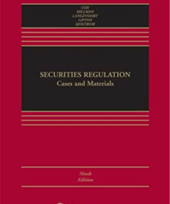 Securities Regulation: Cases and Materials 9th edition - Original PDF