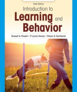 Introduction to Learning and Behavior 6th Edition - Original PDF