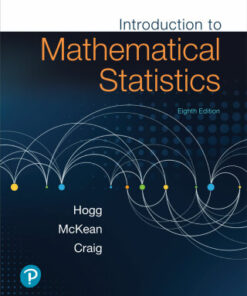 Introduction to Mathematical Statistics 8th Edition - Original PDF