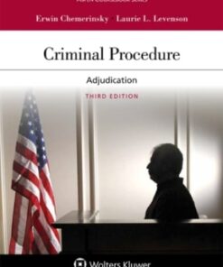 Criminal Procedure: Adjudication 3rd edition - Original PDF