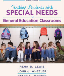 Teaching Students with Special Needs in General Education Classrooms 9th Edition - Original PDF