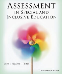 Assessment in Special and Inclusive Education 13th Edition - Original PDF
