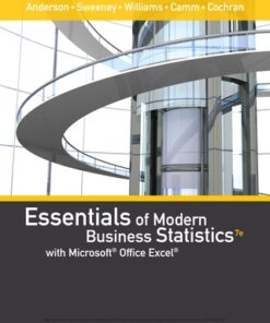 Essentials of Modern Business Statistics with Microsoft Office Excel 7th Edition - Original PDF