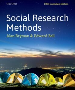 Social Research Method (Canadian Edition) 5th Edition - Original PDF