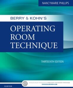 Berry & Kohn's Operating Room Technique 13th Edition - Original PDF