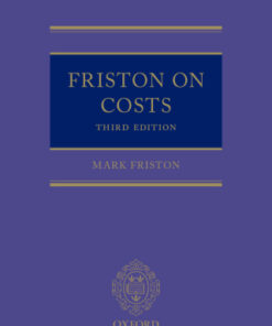 Friston on Costs 3rd Edition - Original PDF