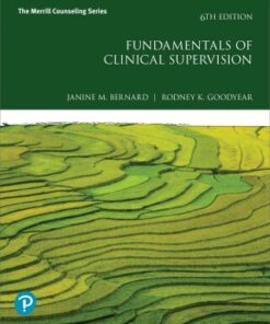 Fundamentals of Clinical Supervision 6th Edition - Original PDF