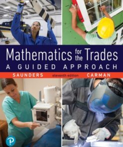 Mathematics for the Trades: A Guided Approach 11th Edition - Original PDF