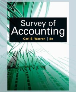 Survey of Accounting 8th Edition - Original PDF