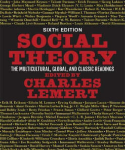 Social Theory: The Multicultural, Global, and Classic Readings 6th edition - Original PDF