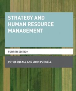 Strategy and Human Resource Management 4th Edition - Original PDF