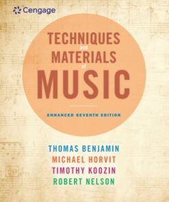 Techniques and Materials of Music: From the Common Practice Period Through the Twentieth Century, Enhanced Edition 7th Edition - Original PDF