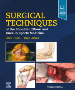 Surgical Techniques of the Shoulder, Elbow, and Knee in Sports Medicine 3rd Edition - Original PDF