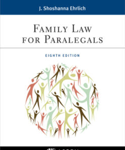 Family Law for Paralegals 8th Edition - Original PDF