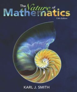 Nature of Mathematics 13e 13th Edition - Original PDF