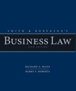 Smith and Roberson's Business Law 16th Edition - Original PDF