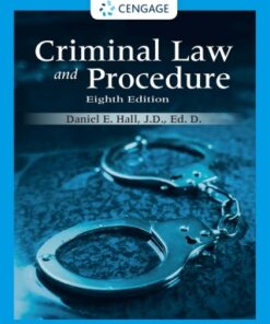 Criminal Law and Procedure 8th Edition - Original PDF