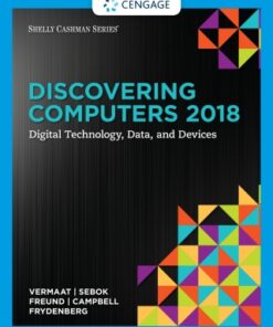 Discovering Computers ©2018: Digital Technology, Data, and Devices 16th Edition - Original PDF