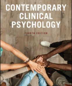 Contemporary Clinical Psychology 4th Edition - Original PDF