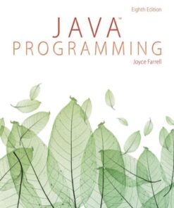 Java Programming 8th Edition - Original PDF