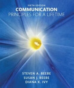 Communication: Principles for a Lifetime 6th edition - Original PDF