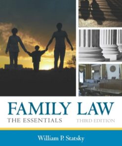 Family Law: The Essentials 3rd Edition - Original PDF