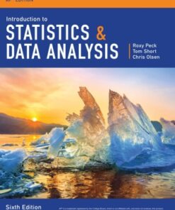 Introduction to Statistics and Data Analysis, AP Edition 6th Edition - Original PDF