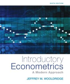 Introductory Econometrics: A Modern Approach 6th Edition - Original PDF