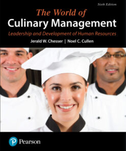 The World of Culinary Supervision, Training, and Management 6th Edition - Original PDF