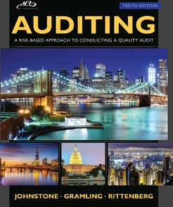 Auditing: A Risk Based-Approach to Conducting a Quality Audit 10th Edition - Original PDF