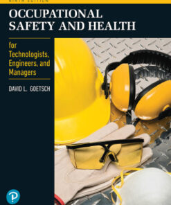 Occupational Safety and Health for Technologists, Engineers, and Managers 9th Edition - Original PDF