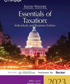 South-Western Federal Taxation 2023: Essentials of Taxation: Individuals and Business Entities 26th Edition - Original PDF