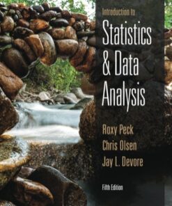 Introduction to Statistics and Data Analysis 5th Edition - Original PDF