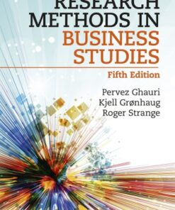 Research Methods in Business Studies 5th Edition - Original PDF