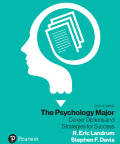 The Psychology Major: Career Options and Strategies for Success 6th Edition - Original PDF