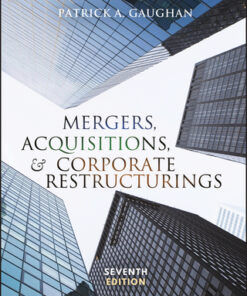 Mergers, Acquisitions, and Corporate Restructurings 7th Edition - Original PDF