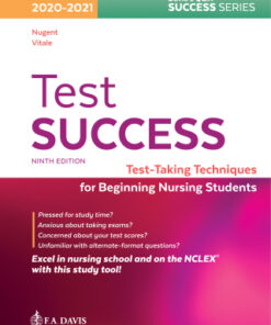 Test Success: Test-Taking Techniques for Beginning Nursing Students 9th Edition - Original PDF